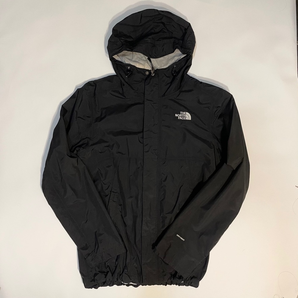 North face black windbreaker